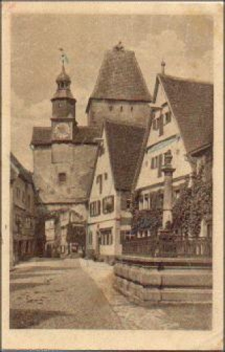 91541 Rothenburg Tauber Roderbogen o 11.9.1924