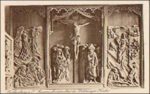 91541 Rothenburg Riemenschneideralter der Dettwanger Kirche * 1943