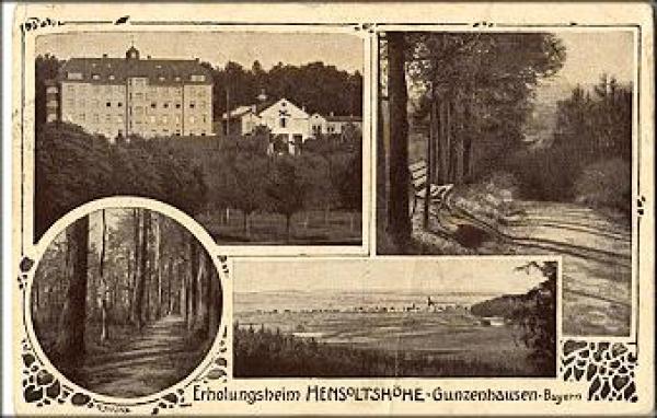 91740 Gunzenhausen convalescent home Hensoltshohe o 23.3.1916