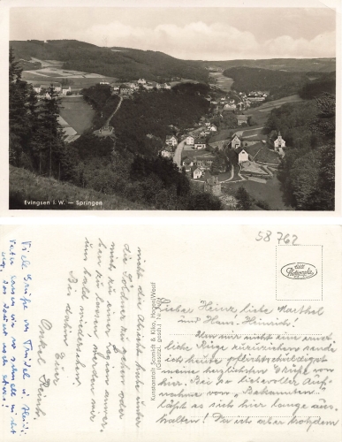 58726 Evingsen Westfalen Springen * um 1930