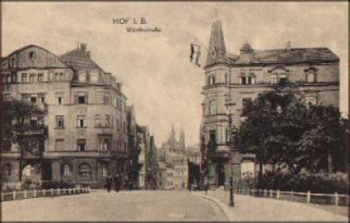 95028 Hof Saale Worthstrasse * ca. 1915