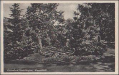 Komotau flower clock * approx. 1940