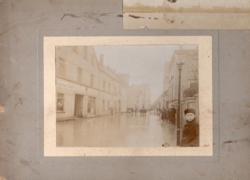 59557 Lippstadt real photo flood 1909 image 16.5 x 12 cm