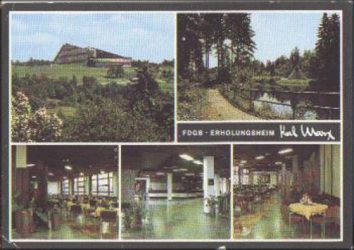 08261 Schoeneck FDGB-Erholungsheim "Karl Marx" o 15.6.1991