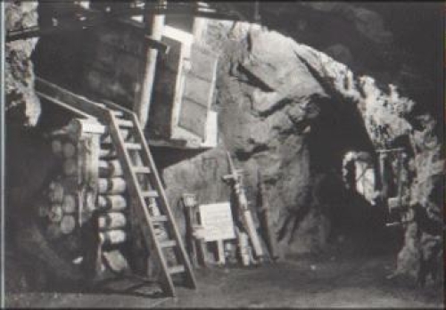 Mining, teaching and show mine Rolle with driving, o approx. 1970
