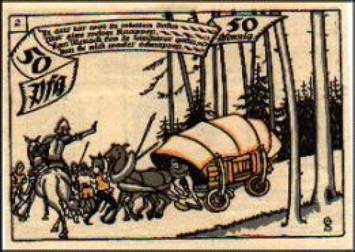 Herne city emergency money value 50 Pfennig No. 2 1921