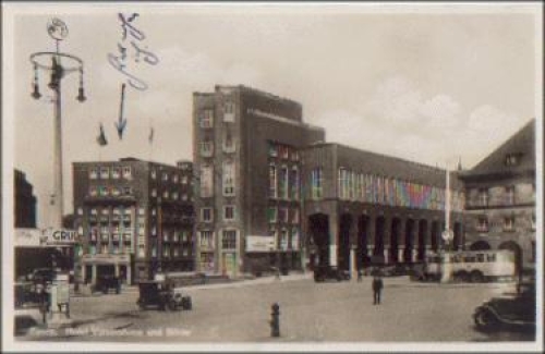 Essen Hotel clubhouse and stock exchange o February 23, 1930