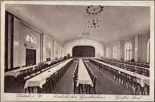 45711 Dattlen Catholic Journeymen's House Large Hall o approx. 1928