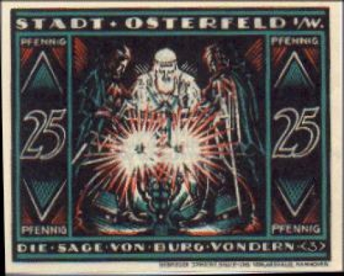 46100 Osterfeld Städtenotgeld 25 Pfennig Nr. 3 1921
