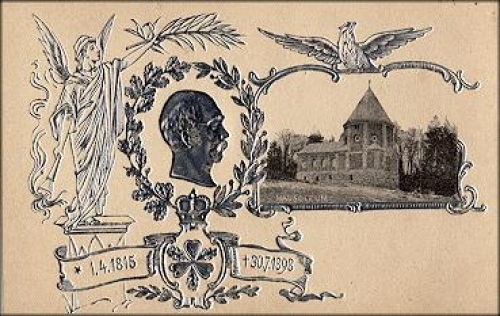 Bismarck, Silberprägung, Mausoleum, * ca. 1900