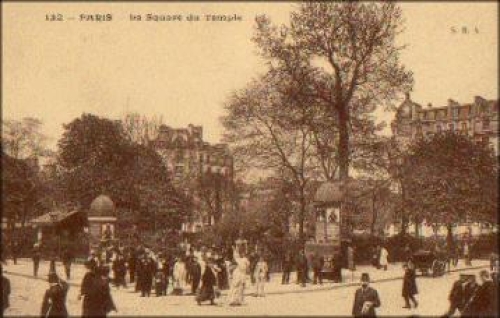 Paris le Square du Temple * ca. 1910