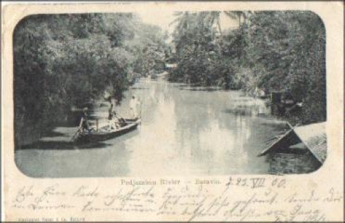 Batavia Pedjambon Riever Indonesia o 22.8.1900