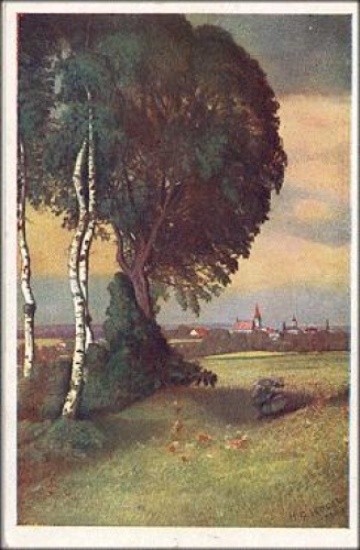 Baum Kuenstlerkarte H. C. Kosel, * ca. 1920