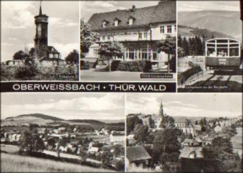 98744 Oberweissbach Lichtenhain an der Bergbahn o 18.7.1971