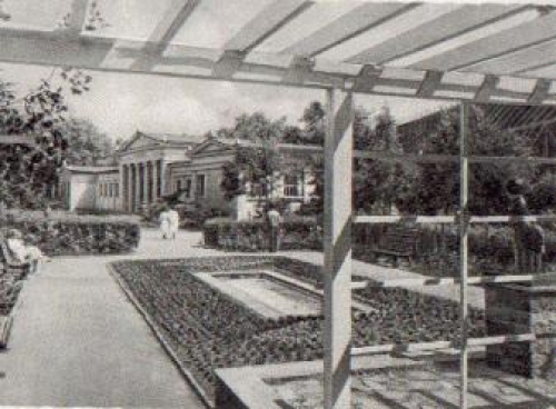 39218 Salzelmen Rosengarten mit Lindenbad * ca. 1960