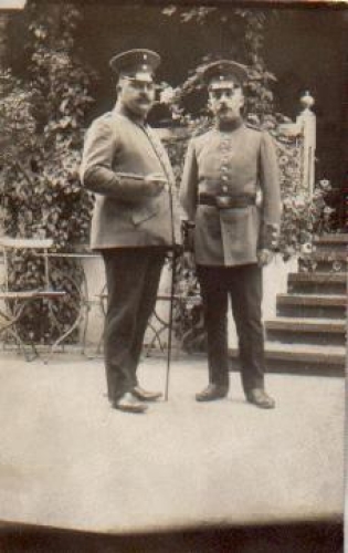 Deutsche Offiziere Militär 1. WK. Echtfoto * ca. 1915