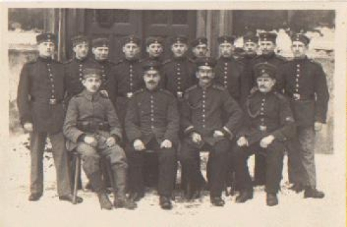 German soldiers military WW1. Group photo * around 1915
