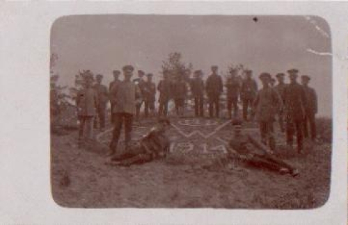 Militaer 1. WK. Denkmal Schäferhund * ca. 1915