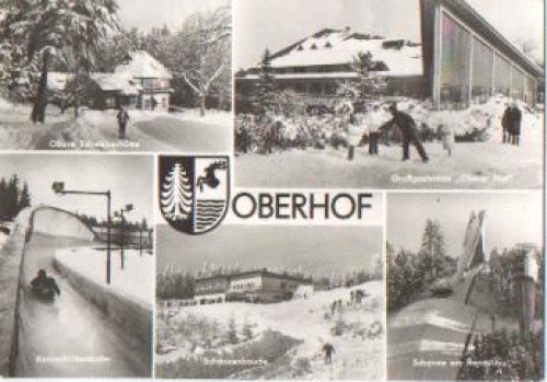 98559 Oberhof Skischanze, Bobbahn o 29.1.1974