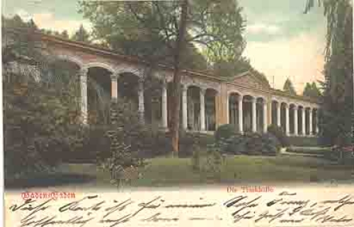 Baden-Baden the pump room o 3.3.1903