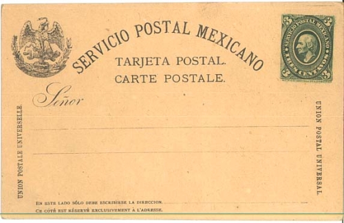 Mexico postal stationary *ca.1890