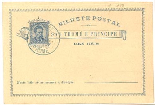 Sao Thome e Principe stationary o ca. 1891