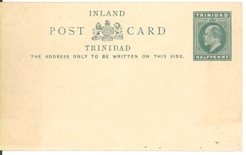 Trinidad stationery *approx. 1900
