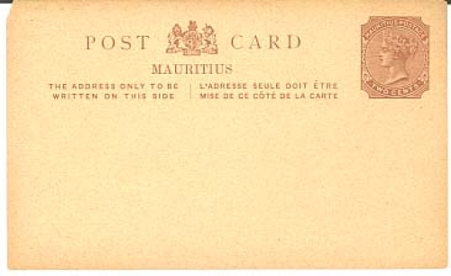 Mauritius postal stationery * approx. 1900
