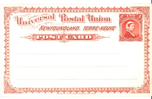 Newfoundland stationery *approx. 1900