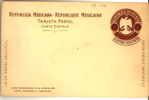 Mexico postal stationery * approx. 1900
