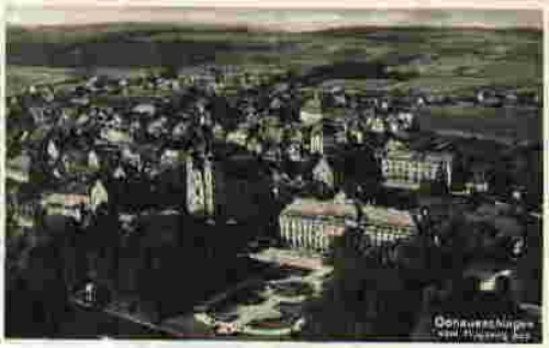 Donaueschingen aerial photo * approx. 1930