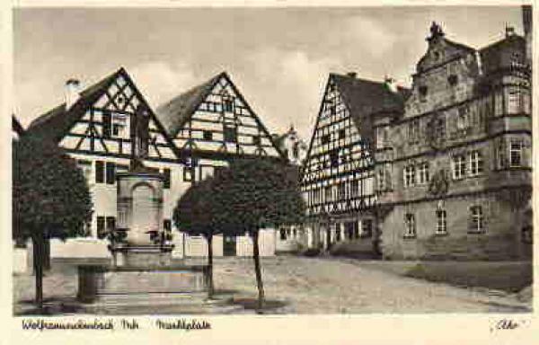 Wolframseschenbach Marktplatz *ca. 1940