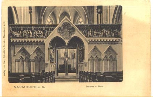 06618 Naumburg Dom Inneres * ca.1900