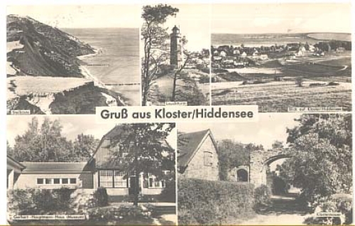 Hiddensee monastery lighthouse, o July 29, 1960