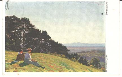 M. Marbe-Fries Heimatland artist card o January 15, 1917