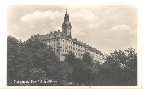 07407 Rudolstadt Schloss Heidecksburg * ca. 1930