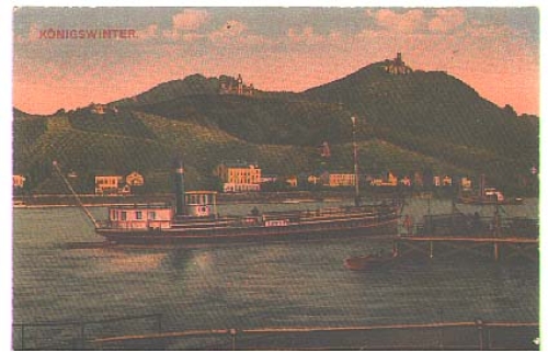 53639 Koenigswinter Rhine steamer used 1920