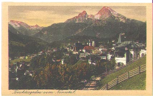 83435 Berchtesgaden vom Nonntal * ca. 1920