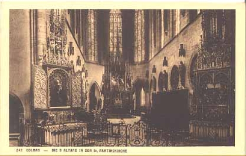 Colmar Altare der St. martinskirche, * ca.1938