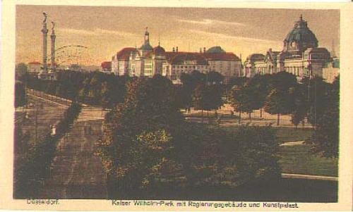 Dusseldorf Kaiser Wilhelm Park o 13.7.1925