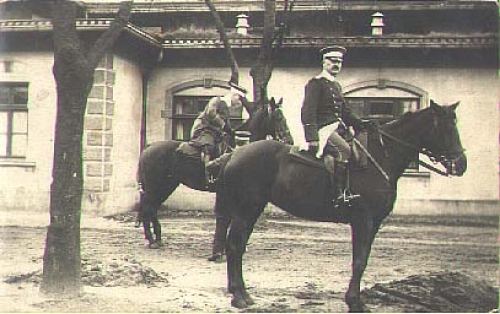 Military rider real photo o 28.3.1914