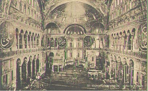 Constantinople Interieur de Ste. Sophie * ca. 1910