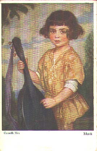Music child artist card Corneille Max * around 1920