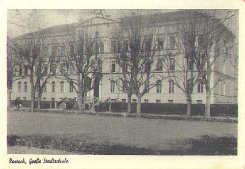 Rostock Large City School * around 1960