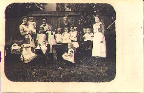 Children's birthday hammock and stroller * approx. 1920