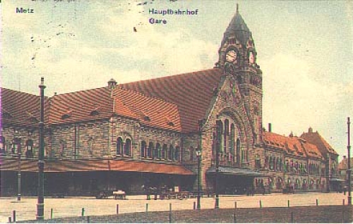 Metz main station o 13.7.1914
