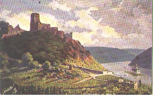 Gutenfels and Palatinate Tucks Oilette artist card 678 B o January 23, 1915