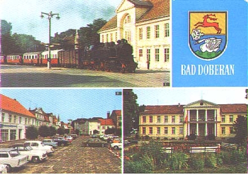 Local railroad "Molly" born in Bad Doberan. circa 1970