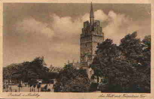 Rostock Am Wall mit Kropeliner Tor o 26.7.1930