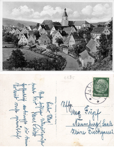 91785 Pleinfeld Muehlstrasse o 8.4.1937